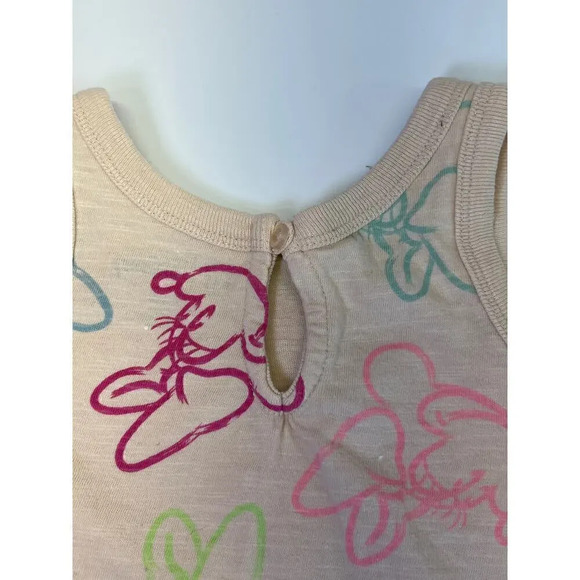 Baby Gap/Disney 3Toddler Multiple ColorsTrapeze Minnie Face  Dress - Picture 12 of 13
